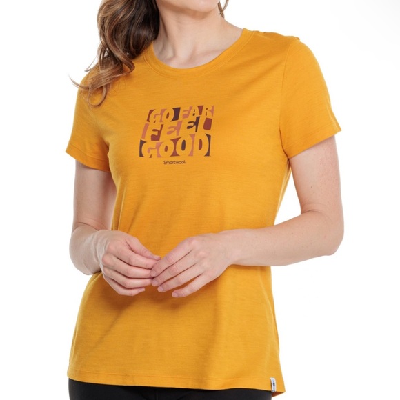SmartWool Women’s XL Merino Wool Sweet Trip Grapic T Shirt - Picture 1 of 6